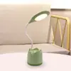 Porta-canetas simples luminária de mesa espelho de maquiagem luz noturna recarregável para estudo presente da empresa Pinduoduo Suprimento da Amazon