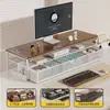 Soporte elevador para cajón de escritorio de monitor de computadora estante de almacenamiento de escritorio de oficina soporte organizador de escritorio
