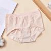 Qiaonaishi Sin Costuras Cómodos Simples Algodón de Color Sexy Elástico Tiro Medio Levanta Glúteos Bragas Bragas de Algodón de Color Calzones para Mujer