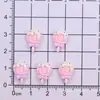 Mini Lazo Crema Paleta de Caramelo Resina Accesorios Pegamento de Crema DIY Manicura Funda de Teléfono Móvil Uña de Extensión Llavero
