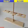 Suporte para Funil de Separação Suporte para Funil de Laboratório Altura Ajustável Suporte de Madeira para Funil de Separação