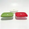 Contenedores Rectangulares Apilables para Alimentos de 3 Piezas con Rejillas de Ventilación, Tamaños Grande, Mediano y Pequeño, Modelo Rs-1682