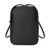 2024 Nuevo Patrón Lichi Cuero Suave Vertical Cremallera Bolsa para Teléfono Móvil Diseño Nicho Gran Capacidad Bolso de Hombro Cruzado para Mujer