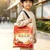 Bolsa de Lona para o 77º Dia Nacional com Logo Personalizado, Sacola Personalizada para Eventos Patrióticos e Celebrações