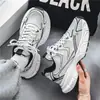 Malha Respirável Sola Grossa Aumento de Altura Tênis de Pai Masculino Jovem Moda Tendência para o Dia a Dia Esportes Casuais ao Ar Livre Tênis de Corrida