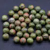 Cuentas de cristal mini no porosas de 12 mm, cuentas de piedras semipreciosas, cuentas sueltas, bola pequeña, joyería de piedra DIY, venta al por mayor transfronteriza