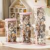 Barril de Armazenamento de Bonecas Brinquedo de Pelúcia Boneca Fantoche Crianças Boneca Grande Zíper Transparente Cesta Barril de Armazenamento Cilindro Artefato