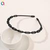 Diadema Básica de Metal Simple para Lavado de Cara, Pasador de Pelo Sin Costuras a Presión en la Parte Posterior de la Cabeza, Diadema, Accesorios para el Cabello al por Mayor