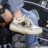Novos sapatos masculinos da moda 2024 explosões de outono sola macia sola grossa aumentou moda casual tênis Joker sapatos casuais