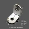 Accesorios de hardware para muebles con código de ángulo recto de acero inoxidable Weitron, soporte de capa de conector fijo, venta al por mayor