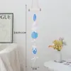 Decoração de Parede Estilo Mediterrâneo Espeto de Peixe Concha Estrela-do-mar Pingente Madeira Maciça Corda de Cânhamo Sino de Vento Criativo Decoração para Pendurar na Parede de Casa