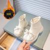 Botas Martin con Lazo para Niñas, Botines Populares de Otoño e Invierno para Niños, Moda y Súper Suaves Botas Estilo Princesa para Bebés y Niños
