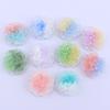 Nuevos accesorios de resina de flor de peonía luciérnaga invisible hacen decoración de crema adhesiva para funda de teléfono DIY bolsa ciega