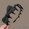 Colección de Diademas de Cabeza de Dientes para Niños y Adultos Impresionante Trenza de Calavera Alta Diadema Colores de Corte Pinza para el Cabello Antideslizante Accesorios para el Cabello