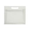 Bolsa de embalaje de PVC de película plástica, bolsa de lavado, bolsa de almacenamiento de archivos de PVC esmerilado, bolsa de cosméticos portátil de PVC