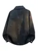 Chaqueta de alta calidad con tie-dye, manga larga y solapas para hombre, moda casual de otoño, abrigo moderno de lujo ligero de alta gama