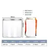Frasco transparente sellado de 100 ml, frasco de PET, frasco para alimentos, botella de plástico, almacenamiento de snacks de frutos secos, frasco de almacenamiento de plástico