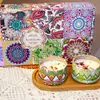 Set de Caja de Regalo de Velas Aromáticas de Cera de Soja Importadas Transfronterizas con Flores Secas, Recuerdos, Regalos de Boda y Cumpleaños, Fragancia Floral, Sin Humo