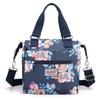 Bolso pequeño de tela de nailon con diseño de ramo de moda para mujer, monedero con cremallera multicapa, bolso bandolera informal 2022