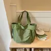 Bolsa Grande de Alta Qualidade Cor Sólida Novo Estilo Outono 2026 Bolsa de Ombro Único Portátil Tendência Bolsa Tote para Passeio e Trabalho
