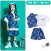 Ropa de Moda Infantil Hip-hop Cool Traje Hip-hop para Niños y Niñas Ropa Infantil de Marca de Moda Ropa de Actuación hiphop Vaquero Infantil