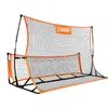 Rede de Rebatida de Futebol, Rede de Rebatida, Dispositivo de Treinamento de Chute ao Gol de Futebol, Equipamento Portátil de Treinamento de Futebol com Rede Dupla