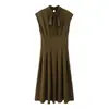 Roupas Europeias e Americanas Femininas Transfronteiriças, Vestido de Moda com Decoração de Borboleta para Marcar a Cintura, Popular no Aliexpress