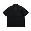 Trs Serie Tendencia Japonesa 26Ss Camisa Polo Piqué Capa de Aire Fresco Corte Holgado Camiseta de Manga Corta para Hombres y Mujeres