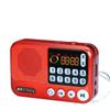 Rádio com Inserção de Cartão Jinzheng S99 para Idosos, Mini Alto-falante Portátil de Alta Potência, Mini Leitor de MP3 com Botões Luminosos