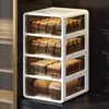 Caja de Almacenamiento de Ropa Interior Tipo Cajón para Calcetines y Ropa Interior, Caja Organizadora Doméstica Tres en Uno para Ropa Íntima, Compartimentos Separados para Ropa Interior
