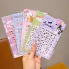 Parche de Uñas Impermeable para Niños Sanrio Kuromi con Relieve 5D Hello Kitty Pegatina Luminosa para Niña Personalización