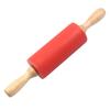 Fábrica venta al por mayor pequeño rodillo de madera de 4 pulgadas con mango para niños rodillo palo para harina dumplings y palo para fideos herramientas para hornear