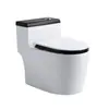 Assento de Vaso Sanitário Doméstico Jomoo para Banheiros Pequenos, Vaso Sanitário de Cerâmica com Sistema de Descarga Sifão Super-Swing para Uso Doméstico