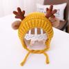 Cuernos pequeños Sombrero de punto para bebé de tela Garry Otoño Nuevo Gorro de lana para bebé Gorro cálido para bebé MZ9789