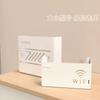 Caja de almacenamiento de pared para decodificador de TV inalámbrico con wifi, enrutador, caja de almacenamiento sin perforaciones para montaje en pared