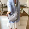 Bolsa Transversal de Grande Capacidade, Bolsa de Viagem da Moda, Bolsa Dumpling de Estilo Igual para Homens e Mulheres, Bolsa de Peito Retrô Leve, Mochila Esportiva para Ciclismo