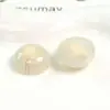 Diente de león redondo coreano con purpurina, resina, parche de media pastilla, pendientes DIY, tocado, accesorios para el cabello, material para funda de teléfono móvil, venta al por mayor