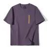 Tecido Waffle Respirável! Camiseta Casual Confortável e Versátil com Gola Redonda e Manga Curta para Casais, Tendência 10997
