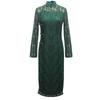 Gran Venta Primavera Talla Grande Cheongsam Mejorado Estilo Chino Retro Falda de Encaje para Madre Tallas Grandes