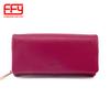 Cartera Coreana Nueva de PU Color Caramelo Estilo Coreano Moda Larga para Mujer Bolso Clutch Multifuncional de Gran Capacidad