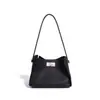 2026 Nova Bolsa Saco Estilo Coreano Design de Nicho Bolsa Cesta de Legumes Bolsa Feminina Couro Bovino Camada Superior Fecho Simples Bolsa de Ombro Único Sob o Braço
