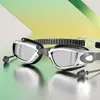 Ventas Directas de Fábrica Gafas de Natación Impermeables y Antivaho para Adultos Equipo de Natación de Silicona Gafas de Natación Galvanizadas Transfronterizas Venta al por Mayor