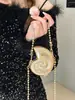 2025 Nova Mini Bolsa de Metal Liga de Zinco Concha Bolsa de Ombro Transversal Moda Batom Maquiagem Bolsa Pequena Boutique Bolsa Feminina