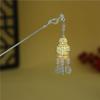 Lanterna Luminosa Hairpin Estilo Antigo Novo Chinês Hanfu Headwear Palace Lâmpada Traseira Cabeça Disco Hairpin Ano Novo Passo