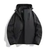 Chaqueta Hardshell Azul Montaña Mismo Estilo Luo Tuo para Hombre, Chaqueta de Montañismo Hardshell de Alta Gama 3 en 1 Resistente al Viento e Impermeable para Mujer