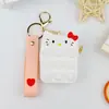 Porta-moedas Infantil Fofo, Armazenamento de Itens Pequenos, Mini Bolsa de Silicone Personalizada com Desenho Animado, Bolsa para Fone de Ouvido Sem Fio Atacado