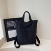 Bolsa de Tela de Comercio Exterior para Mujer de Gran Capacidad 2025 Nueva Bolsa Tote de Hombro de Verano Mochila Casual Pequeña Multifuncional
