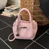 Bolsa de Balde Retro de Nicho Nova Primavera 2026 Bolsa de Mão Bolsa Transversal Texturizada Bolsa de Ombro Fashion Bolsa Pequena