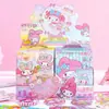 Papelaria Saco Surpresa Sanrio Animal de Estimação Fofo Kuromi Edição Limitada Caixa Surpresa Grande Papelaria para Estudante Pacote de Presente Desenho Animado Fofo Pequeno Presente