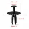 Adecuado para molduras de parachoques Mercedes-Benz y BMW, clips tipo empuje, expansión de 20/17 mm, 51118174185